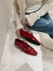 Colección Otoño 2026: Zapatos Casuales para Mujer con Punta Cuadrada, Hebilla de Tira Cruzada y Tacón Inclinado, en Estilo Europeo y Americano