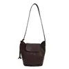Bolso de Cubo Retro de Moda Transfronterizo para Mujer, Nuevo Modelo Verano 2026, Bolso de Hombro Sencillo Patchwork, Bolso Cruzado para el Trabajo