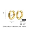Aros de Oreja de Moda Transfronterizos al por Mayor en Stock para Mujer, Acero de Titanio, Lujo Ligero, Sensación de Alta Gama, Estilo Europeo y Americano, Estilo Ins, No se Desvanecen