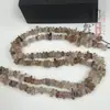 Negro Natural Oro Super Siete Redondo Asimétrico Espaciador Semiacabado Pulsera DIY Cadena para Clavícula Color Oro Super Siete Cuentas Planas Grava