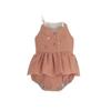 Ins26 Mono de Verano Estilo Coreano para Niñas Mono de Tirantes con Bordado Floral para Bebé Mono Vestido para Bebé
