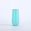 Taza Térmica Transfronteriza Acero Inoxidable 304 Copa de Champaña Mini Copa de Vino Portátil Copa Forma de Huevo Logo Personalizado Al Por Mayor