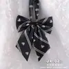 Corbata de Lazo JK Japonesa Uniforme de Estudiante Camisa Cuello Pequeño Flor Estilo Universitario Traje de Marinero Lazo Combinable Rojo Azul