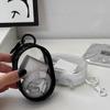 Bolsa de almacenamiento para cable de carga, cable de datos, cable de auriculares, bolsa de mano, organizador transparente, caja protectora, para viajes y salidas, conveniente para llevar