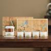 Tendencia Nacional Conjunto de Té Cultural y Creativo Taza de Té Qianli Jiangshan Caja de Regalo Evento de Negocios de Alta Gama Recuerdo de Vacaciones Regalo Impreso con Logo