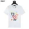 Camiseta al por mayor de marca americana moderna Psychobunny con estampado de calavera de conejo colorido y degradado, manga corta, cuello redondo