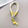 Ins Sayless Funda para Teléfono Móvil Nubes Estrellas Correa de Muñeca Cadena Corta para Colgar Cámara de Teléfono Móvil Colgante Llavero Universal