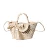 Bolso de gran capacidad, primavera y verano 2024, nuevo bolso de hombro tejido a la moda, elegante bolso de mano para mujer, bolso de playa informal.
