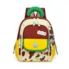 Mochila de jardín de infantes con bloques de color de moda estilo coreano transfronteriza, mochila ligera y linda para niños y niñas en edad preescolar