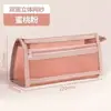 Estuche de malla transparente de doble capa, gran capacidad, bolsa especial para papelería para exámenes de estudiantes, bolsa portátil para almacenamiento de papelería, disponible para venta al por mayor