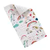Toalla pequeña de gasa de algodón de seis capas de alta densidad para bebé, toalla facial suave para niños, toalla de baba de gasa de burbujas para bebé