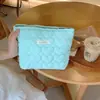 Bolsa de Maquiagem com Aparência Sofisticada, Clutch Coração Acolchoado, Bolsa Interna, Nova Bolsa de Maquiagem de Grande Capacidade, Bolsa para Armazenar Batom