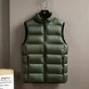 Colete acolchoado de algodão masculino para outono e inverno, espessado e quente, colete casual com gola alta, jaqueta para casal