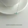Colar Estilo Minimalista Design de Nicho Exquisito Coração Cravejado com Zircônia para Mulheres Luxo Leve Temperamento Fashionável Sentido de Alto Padrão Versátil Corrente de Clavícula