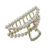 Pinza de Agarre de Perlas Estilo Coreano Ins Grande de Moda Popular en Internet Sensación de Alta Gama Elegante Pinza de Agarre para Cabeza Pasador Adorno para el Cabello Pinza de Tiburón