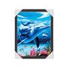 Mundo Submarino 5D Rejilla Estéreo Pintura HD Para Niños Mesita de Noche Delfín Póster Estéreo 3D Pintura Decorativa para Dormitorio Pintura para Colgar