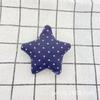 Guardería Tela Nueva Cuadros Estrella de Cinco Puntas Accesorios de Tela Hechos a Mano Ropa Rellena de Algodón Accesorios para Muñecas Juguetes