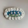 Pinza para el Cabello Hecha a Mano Bordada a Crochet Nueva de Otoño e Invierno para Mujer, Pinza Bb de Flor Linda para Flequillo, Pinza Lateral, Accesorio para el Cabello