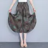 2026 Verano Finos Culottes de Algodón y Seda para Mujer Pantalones Cropped Sueltos Tallas Grandes Pantalones de Pierna Ancha Pantalones Casuales de Rayón