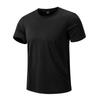 26 Novas Camisas Masculinas de Seda Gelada de Manga Curta Modernas para Jovens, Meia-Idade e Idosos, Adequadas para Escola, Amazon, Frescas e Respiráveis, Design Liso, Personalizáveis