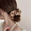 Elástico de cabelo laço francês estilo coreano 2026 nova corda de cabelo vintage com toque de alta qualidade, scrunchie estilo faculdade britânica para mulheres