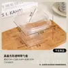 Caja de Pastel Postre Mousse Tiramisu Empaque Desechable Caja Empaque Mil Capas Cuadrado Pequeño Popular Frasco Transparente