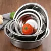 Acero Inoxidable 304 Lavabo Pequeño para Uso Doméstico Cocina Fregadero Redondo y Lavabo Fregadero Recipiente para Sopa Tazón de Acero Inoxidable