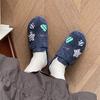 Pantuflas Casuales Retro Antideslizantes de Punta Cerrada de Nicho para Mujer, Nuevo Modelo Verano 2025, Zapatos de Medio Zapato de Alta Gama Estilo Birkenstock