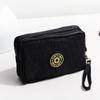 Cartera nueva para dama, bolsa de tela para mujer de nailon de tres capas, bolsa para teléfono móvil, textil Oxford, monedero, suministro directo de fábrica