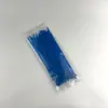 4x200 Lazos de Nylon de Colores Autocerrantes Estándar Nacional 3.6mm de Ancho 20cm Correas Rojas, Amarillas, Azules y Verdes