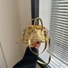 Bolso Pequeño de Textura Simple de Primavera y Verano para Mujer 2023 Nuevo Bolso Bandolera de Moda Mini Portátil de Hombro Sobaco Bolso Cuadrado Pequeño