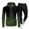 Sudaderas de estilo nuevo europeo y americano 2026, sudaderas deportivas para hombre y pantalones de chándal, conjuntos casuales, conjuntos versátiles de manga larga