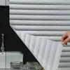 Adhesivos electrostáticos para vidrio imitación persianas oficina transmisión de luz esmerilado baño anti-miradas papel para ventanas sin pegamento película para vidrio