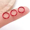 Anel de Ferro Aberto Colorido Pintado 8/10mm Anel de Conexão Anel Aberto para Joias DIY Pulseira Colar Acessórios de Acabamento Pingente