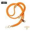 Cordão Original para Celular Longo 8mm Mosquetão de Montanhismo Transversal Ajustável Outdoor Elegante Dourado Escalada Corda Trançada