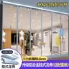 Cortina de Puerta de Aire Acondicionado Aislamiento Térmico de Verano Cortavientos Magnética Tienda Comercial Cortina Divisoria Cortavientos Plástico Transparente de PVC Metabo