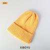 Nuevo gorro de lana versátil para exteriores, suéter de color dopamina, suéter de cara pequeña versión coreana para estudiantes, gorro de punto moderno