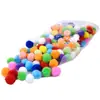Atacado de fábrica pompom de bola de pelo polipropileno cor mista jardim de infância DIY acessórios de brinquedo roupa
