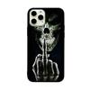 Adequado para Apple 16 Halloween Demônio Em Relevo Pintado 14 Pro Max Caveira Tpu + Pc Fabricante de Capa de Celular
