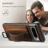 Adecuado para Google 11Proxl Correa de Muñeca Hebilla de Anillo Funda de Teléfono Pixel 8A Portatarjetas Soporte Plano Funda de Cuero