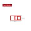 Adecuado para 14-21 Toyota Tantu interruptor de ajuste de altura de faro pegatina fibra de carbono modificación interior accesorios para coche