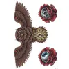 Tatuaje de brazo de flores al por mayor, directo de fábrica, nuevo, resistente al agua, duradero, protección del medio ambiente, tatuaje de imagen grande, suministro transfronterizo