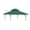 Cubierta para Toldo de Patio Exterior, Cubierta para Cenador de Balcón de Ocio al Aire Libre, Cubierta para Toldo de Terraza con Protección Solar y a Prueba de Lluvia, Cubierta de Refugio contra la Lluvia