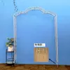 Suporte de Flores em Arco de Ferro Forjado, Treliça em Arco para Rosas Trepadeiras para Jardim Externo, Pátio, Vila com Porta, Treliça para Clematis Trepadeira