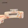 Nuevo Pasador de Pelo Cubo de Acrílico con Lazo 3D, Estilo Dulce y Fresco, Pasador, Pinza de Tiburón Accesorio para el Cabello