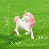 Micro-Paisagem Criativa Fazenda Artificial Cavalo Fazendeiro Veado Artesanato de PVC Presente Paisagem DIY Animais de Plástico Enfeites