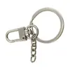 Fornecimento Direto da Fábrica Fivela de Porta + Chaveiro + Corrente de Moagem Argola de Metal para Bagagem Figurinhas de Plástico Pingentes de Pom-pom Fechos de Cachorro Pingentes