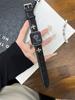 Pulseira Color Block em Formato de Cruz Adequada para Apple Watch Iwatch9 Pulseira de Relógio S10 Niche Se5