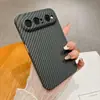Aplicable a funda para teléfono Pura X View nova15 textura de fibra de carbono tipo piel PC bloqueo de color funda para teléfono Pura80U