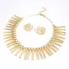 Collar de Borlas de Pescado Pequeño Estilo Nuevo Personalidad Exagerada Transfronterizo Za Set de Pendientes Sencillos con Hilo Moda Versátil Sensación de Alta Gama